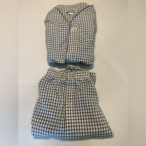 Oscar de la Renta Vintage Men's Plaid Loungewear Pajama Set Size L